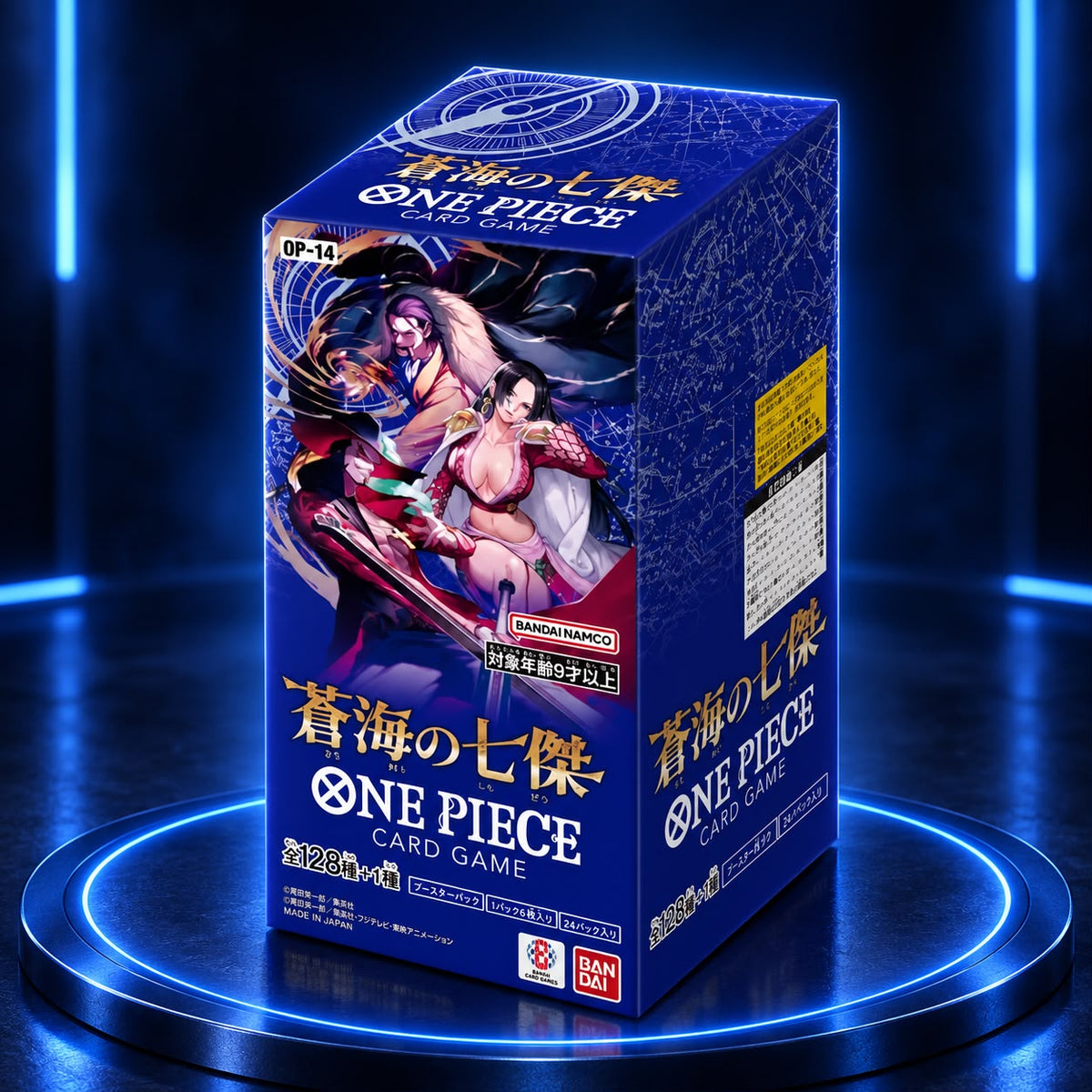 One Piece - OP14 "The Azure Sea's Seven" - Display (Japanese)